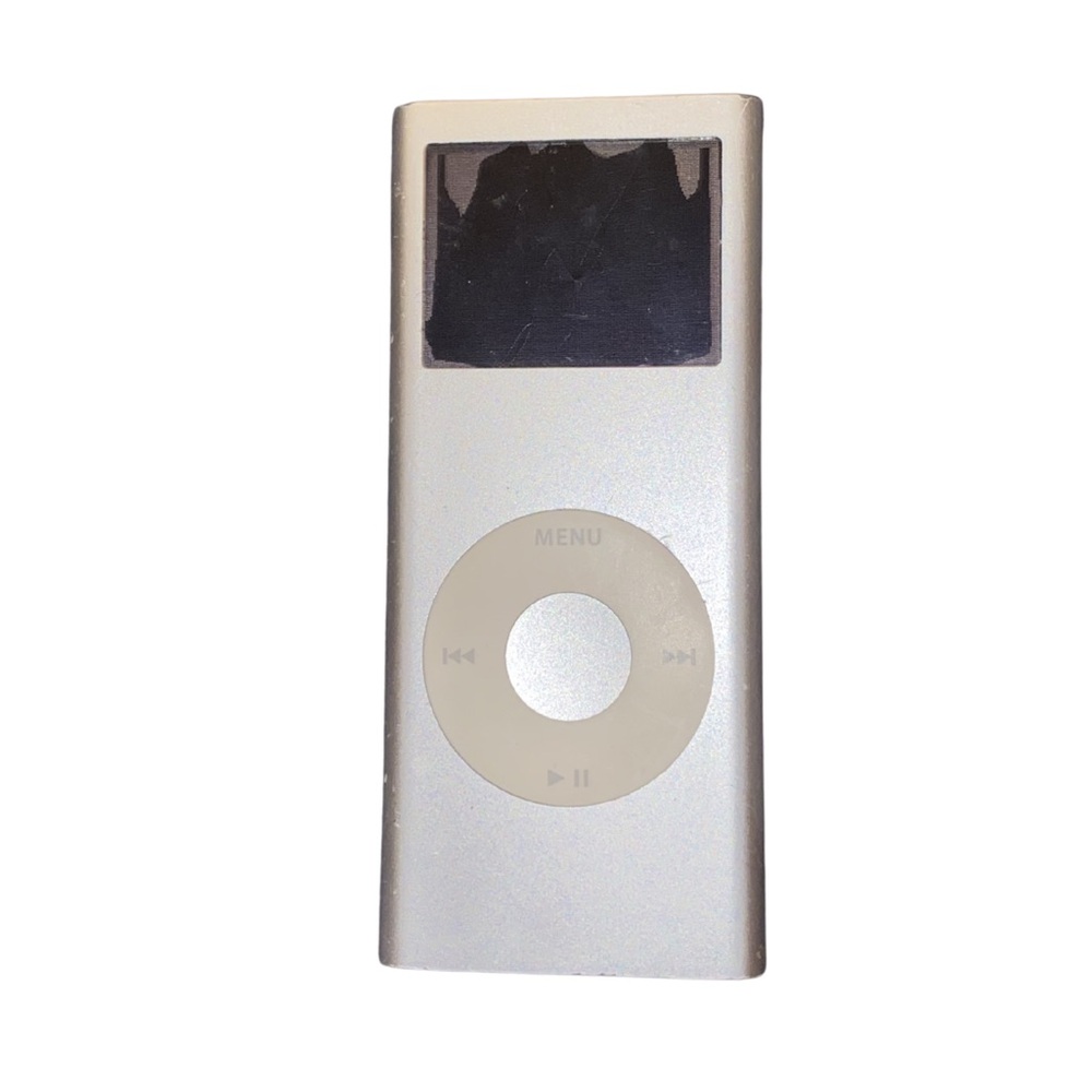 Apple iPod Nano 2nd Gen 4GB Silver A1199 MP3 Player Untested For‎ Parts Repair